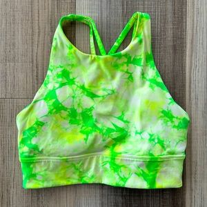 Lululemon - ENERGY BRA HIGH NECK LONG LINE SHIBORI